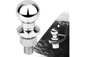 Ruucy Gancio Traino Sfera Trattore, 50 mm 3,5 T Sfera per Gancio di Traino, Bullone da Ø25 mm, Sfera Palla per Gancio Traino Rimorchio, Testa Sferica per Trattori Camper, ATV