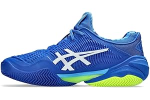ASICS Court FF 3 Clay Novak Uomo Uomo Scarpe da Tennis Blue Bianco