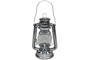 CONCEPT4U Hurricane Paraffin Lamp Lantern Storm Camping Oil Light Supalite Metal Outdoor