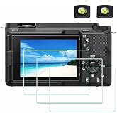 ULBTER Screen Protector for Sony Alpha ZV-E10 II A6700 A7C II ZV-E1 ZVE10 II 6700 7C II A7CII 7CII ZVE1 and DSLR Digital, 9H
