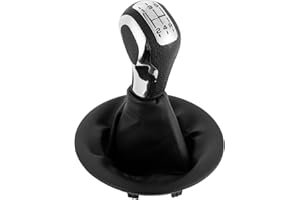 DOMENICA Pommeau de Levier de Vitesse Compatible pour Peugeot Partner 2008-2022 Citroen Berlingo III MK3