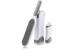 STOAT®togli peli animali。 Set di spazzole per pelucchi a doppia faccia Spazzola per pelucchi riutilizzabile per la rimozione dei peli di animali domestici. Spazzola per pelucchi autopulente