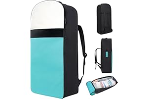 KDAMGOQE Paddle Board Backpack 16x10x36in Zipper Closure Paddleboard Bag with Lifting Handle Fine Stitching Paddle Board Bag for Surfboard & Accessories, Bag Only
