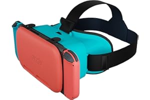 Orzly Casque VR conçu pour la Nintendo Switch et la Console Nintendo Switch OLED avec lentille réglable pour Une expérience de Jeu de réalité virtuelle et pour Labo VR - Tanami - Édition Coffret