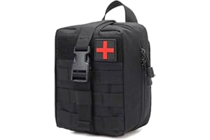 Angeer Medical Bag First Aid Bags Tactical MOLLE Pouch IFAK Package Universal EMT Emergency Multipurpose Waist Packbag