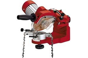 Einhell Affûteuse de chaîne de tronçonneuse GC-CS 235 E (235 W, Epaisseur de la meule 3,2 mm, Dispositif de serrage, Éclairage) Livrée avec 1 meule abrasive
