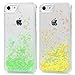 Produktbild iPhone 7 Hülle,KASOS iPhone 7 Handyhülle Crystal Tasche Handytasche Glänzend 3D Hard PC Schale Glitzer Dynamisch Treibsand Liquid Fließen Bling Stars Shiny Stoßfest Kratzfeste,Paket 3