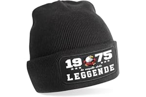 TeeDesign Berretto Uomo Donna Nascita Leggenda, con Tutte Le Date di Nascita Disponibili. Idea Regalo per Compleanno, Natale e anniversari.