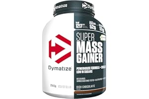 Dymatize Super Mass Gainer Rich Chocolate 2943g - Weight-Gainer Pulver + Kohlenhydrate, BCAAs und Casein