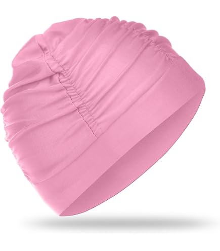 COMNICO Bonnet de Bain pour Femme, Bonnet de Bain Extra Large Bonnet Piscine Bonnet de Natation en Tissu Nylon Elastique Confortable pour Homme et Femme Confort Résistance Glissement Garde la Coiffure COMNICO Bonnet de Bain pour Femme, Bonnet de Bain Extra Large Bonnet Piscine Bonnet de Natation en Tissu Nylon Elastique Confortable pour Homme et Femme Confort Résistance Glissement Garde la Coiffure