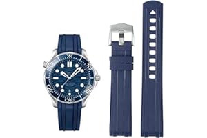 AIYIRUO Uhrenarmband für 20mm Omega x Swatch MoonSwatch Kieselgel Silikon 20mm 22mm Weich Wasserdich Armband für Uhren für Omega Seamaster 300 SpeedMaster De Ville OMEGA Ocean Universe