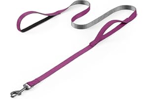 COMSLE Correa de rastreo para Perros, 1,5 m / 3 m / 5 m Correa Reflectante Larga para Perros con asa Acolchada y Correa de Mano, Correa de adiestramiento para Perros pequeños y Grandes