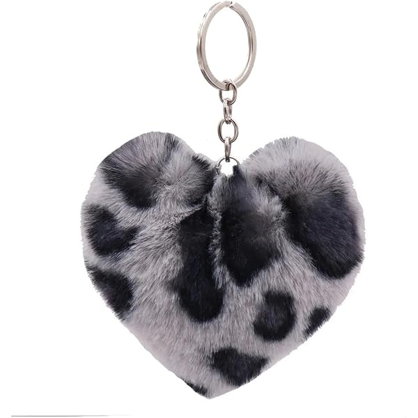 PATIKIL 2pcs Pom Pom Keychain - 7.7in Long Fluffy Cherry Keychain, Fake Fur Ball Charm For Backpack, Purse, Keys - View #3