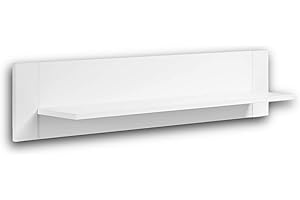 ‎STELLA TRADING Stella Trading PAULA Babyzimmer Wandboard in Weiß - vielseitig einsetzbares Wandregal für Ihr Babyzimmer - 96 x 22 x 22 cm (B/H/T)