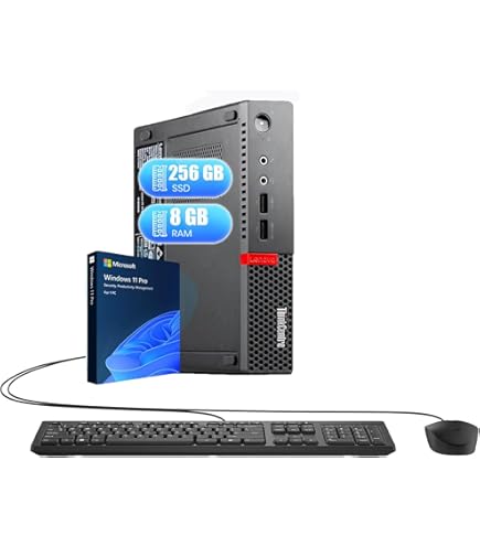 Lenovo ThinkCentre M910x Tiny Mini PC | Intel Core i7-6700 3.4 GHz