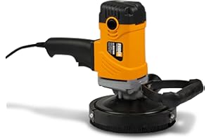 FEIDER Ponceuse à Béton 1500 W 7 Vitesses Variateur de Vitesse, Démarrage en Douceur, Poignée Soft Grip, Adaptateur Aspirateur Inclus, FPB140-1