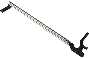 Berger | Déflecteur de fenetre | Accessoire Voiture Caravane Camping Car | Système d'installation de fenetre | Déflecteur Voiture | Deflecteur d air Camping Car | 28 cm Exposant Gauche