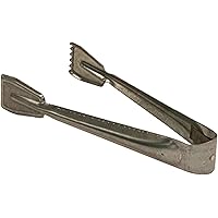 Kamino Flam Brikettzange in Silber verzinkt, Kohlezange für Kamin, Ofen oder Grill, einfache Kaminzange ohne…