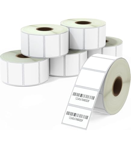 5 Rouleaux Étiquettes Thermiques 38mm X 25mm Compatibles Zebra GK420 - 2000 Étiquettes Par Rouleau