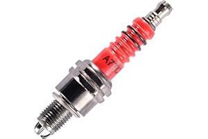 GOOFIT Bougie à 3 électrodes A7TC d'allumage Remplacement pour 50cc 70cc 90cc 110cc 125cc 150cc ATV Moto Cross Go Kart Scooter Quad