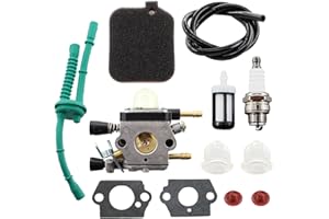 MCHNIC Vergaser mit Luftfilter Benzinschlauch für Stihl BG45 BG46 BG55 BG65 BG85 BR45C SH55 SH85 BG 45 46 55 65 85 Gebläse ersetzt Vergaser Zama C1Q-S68G 4229 1200 606