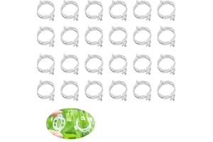 QIANFENG 100 Stück Pflanzenclips,Pflanzenklammern,Pflanzen Tomaten Clips,Kletterpflanzen Kunststoff Clip,Rankhilfe Garten Tomatenhaken,Pflanzenstützen Tomatenclips Befestigung,Climbing Befestigen Pflanzenclip