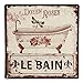 Produktbild Ambiente Haus 84645 Metallbild Le Bain 30 x 30 cm