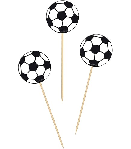 PME Backförmchen Für Cupcakes – 30 Stück, Schwarzer Fußball-Motiv, Foliengefüttert & Extra Tief