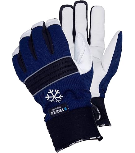 Ejendals Lederhandschuh Tegera 166, Größe 8, 1 Stück, schwarz/grau/blau/weiß, 166-8 Baumarkt