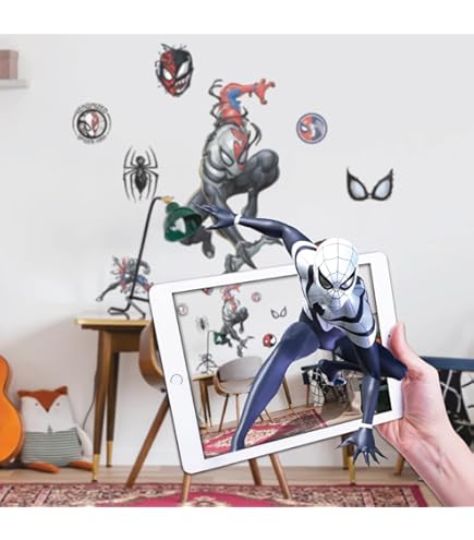 Marvel Spiderman Sticker Pack voor Kids Room Muurdecoratie | Peel en Stick Muursticker voor Ultimate Spider-man Party Decoratie door Dekosh