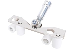 HELEVIA Drywall Inside Corner Bead Roller, PTFE Rostfritt Stål Drywall Corner Roller Taping Tool med Gängad Adapter, för Vägg