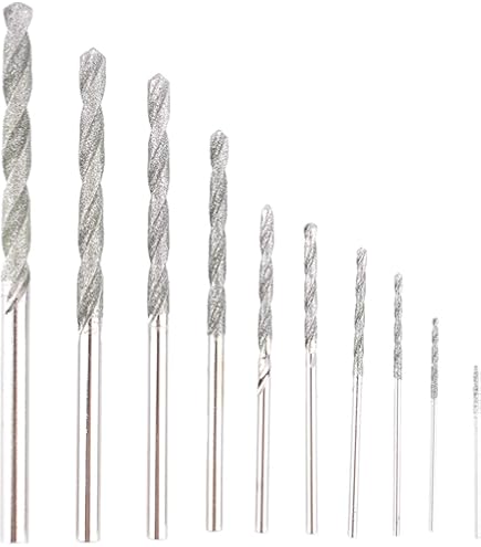 30 Punte Diamantate Per Trapano, 1 Mm, Per Gioielli, Vetro, Conchiglie, Gemme, 1 Mm