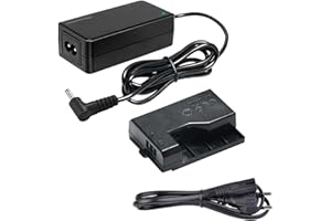 Hisewen LP-E10 DR-E10 Dummy Akku DC Koppler ACK-E10 AC Netzteil Kit für Canon EOS 1100D 1200D 1300D 1500D 2000D 3000D 4000D Kameras.