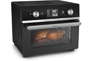 Moulinex Friggitrice ad Aria, 20 Litri, Easy Fry Multifunzione 10in1, Friggitrice senza Olio e Fornetto Elettrico, 10 Funzioni di Cottura, Capacità 6 Persone, Tecnologia Extra Crisp, AL6058