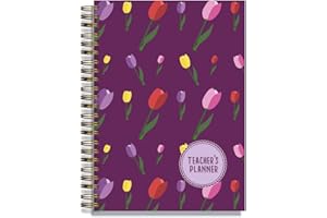 A4 Primary Teacher Planner 2024-2025 by Pirongs - 5 Lesson Day - Tulip