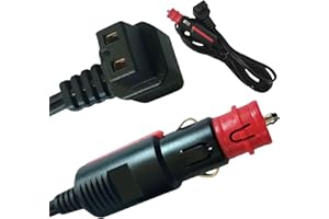 WIYETY Kabel do zapalniczki samochodowej 12 V-24 V: przedłużacz 3,5 m z wtyczką, kabel do lodówki, do samochodu, zasilacz samochodowy, kabel zastępczy, wtyczka do lodówki, sprężarki