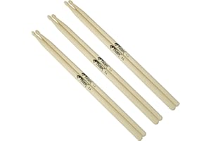 Tiger 5A bęben z drewnianą główką, 3 sztuki 5A Wood Tip 3 pary naturalne