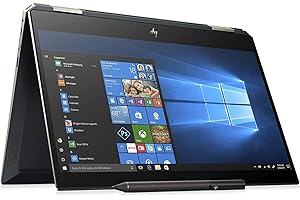 HP-PC Spectre x360 13-ap0001nl Convertibile, Intel Core i5-8265U, RAM 8 GB, SSD 256 GB, Grafica Intel UHD 620, Windows 10 Home, Schermo 13.3” FHD IPS, Lettore Impronte Digitali, Thunderbolt, Blu