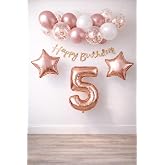 5 Yaş Rose Gold Konsept Doğum G&uuml;n&uuml; Seti