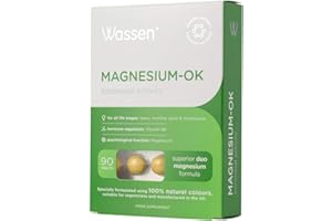 MAGNESIUM-OK Wassen Magnesium - OK - 90 Magnesium Tablets | Magnesium Supplements for Women | Hormone Balance for Women | PMS Supplements | Menopause Supplements | Daily Supplements for Women | 3 Month Supply