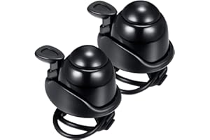 JUHONNZ Campana de Bicicleta,2 PCS Timbre Bici Timbre Bicicletas de Aleación de Aluminio Aanillo de Bicicleta con Sonido Fuerte para Adultos Niñas Niños Bicicleta de Montaña Deportiva Bicicleta