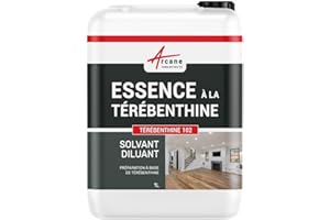 ARCANE INDUSTRIES Essence à la térébenthine pour Bois, Cuir - 1 L