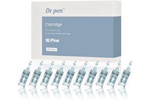 BUYOUNGER Dr. Pen 10 Stück M8/M7S Cartridges, Original Patronen 16 Pins für Aknenarben, Vertiefungen, Narben und Streifen, Fit Dr. Pen Ultima M8/M7S