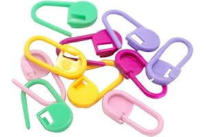 Souarts Mixte Verrouillage Marqueurs de Mailles Tricots Crochet 22x10mm Lot de 20pcs