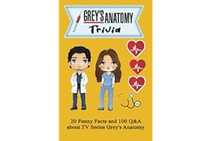 Grey's Anatomy Trivia: 20 Funny Facts and 100 Q&A about TV Series Grey's Anatomy: Activities Book, Gift for Grey's Anatomy's Fan