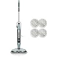 Shark Steam Mop, Automatic Steam and Scrub Steam Mop with Steam Blaster & 6 Dirt Grip Pads, 3 Steam Settings, Stain & Dirt Removal, For all Sealed Hard Floors, 8m Cord, Sage Green, S8201UKCP