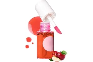 Erinde Lip Tint Stain, Mini Pink Cheek Stain, Tiny Moisturizing Lipgloss, Stained Water Tint, Korean Lip Makeup, Color Sensational & Non-sticky Finish, Weightless, Cute