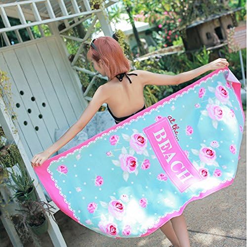 Microfiber Towel Quick Dry Towel for Beach, Travel, Swim, Pool, Camping, Outdoors and Sports Towel - Lightweight, Compact and Sand Free, Printed (Large 59"x28"), style 2