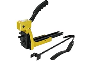 KIMSING Kartonverschlussgeräte HB3518 16 Gauge,Tacker für Holz Pappkartons,34,7 mm Krone,18 mm Länge,Kartonverschluss,Wellpappe-Hefter