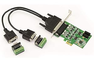 KALEA-INFORMATIQUE Carte contrôleur PCI Express PCIe 2 Ports RS422 RS485 avec Chipset EXAR XR17V352